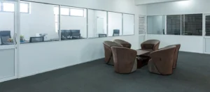 Waiting area in an office